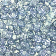 Abalorios Matubo MiniDuo 2.5x4mm Luster - transparent blue